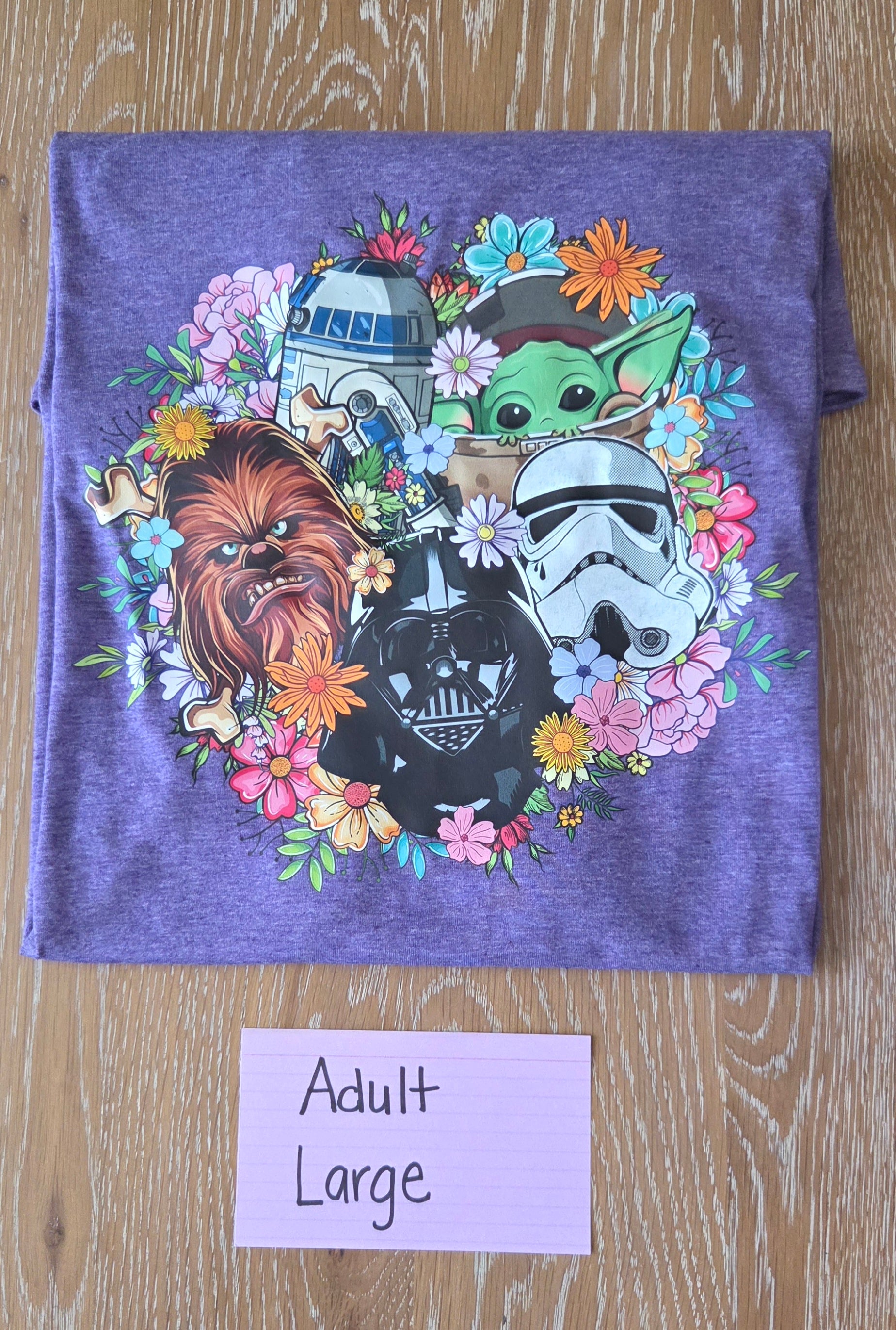 Tee - Floral Star Friends - Large