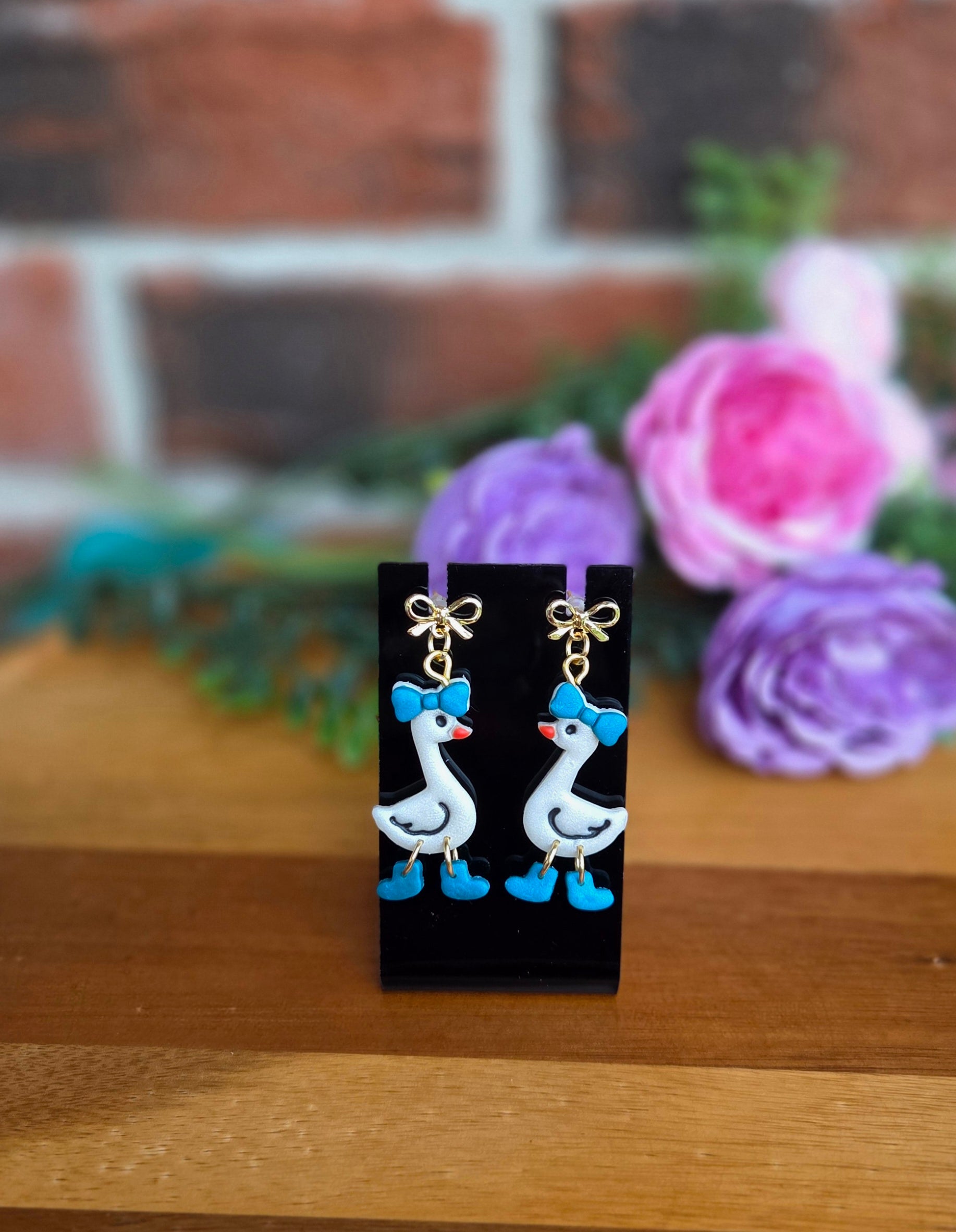 Geese with Bows & Boots