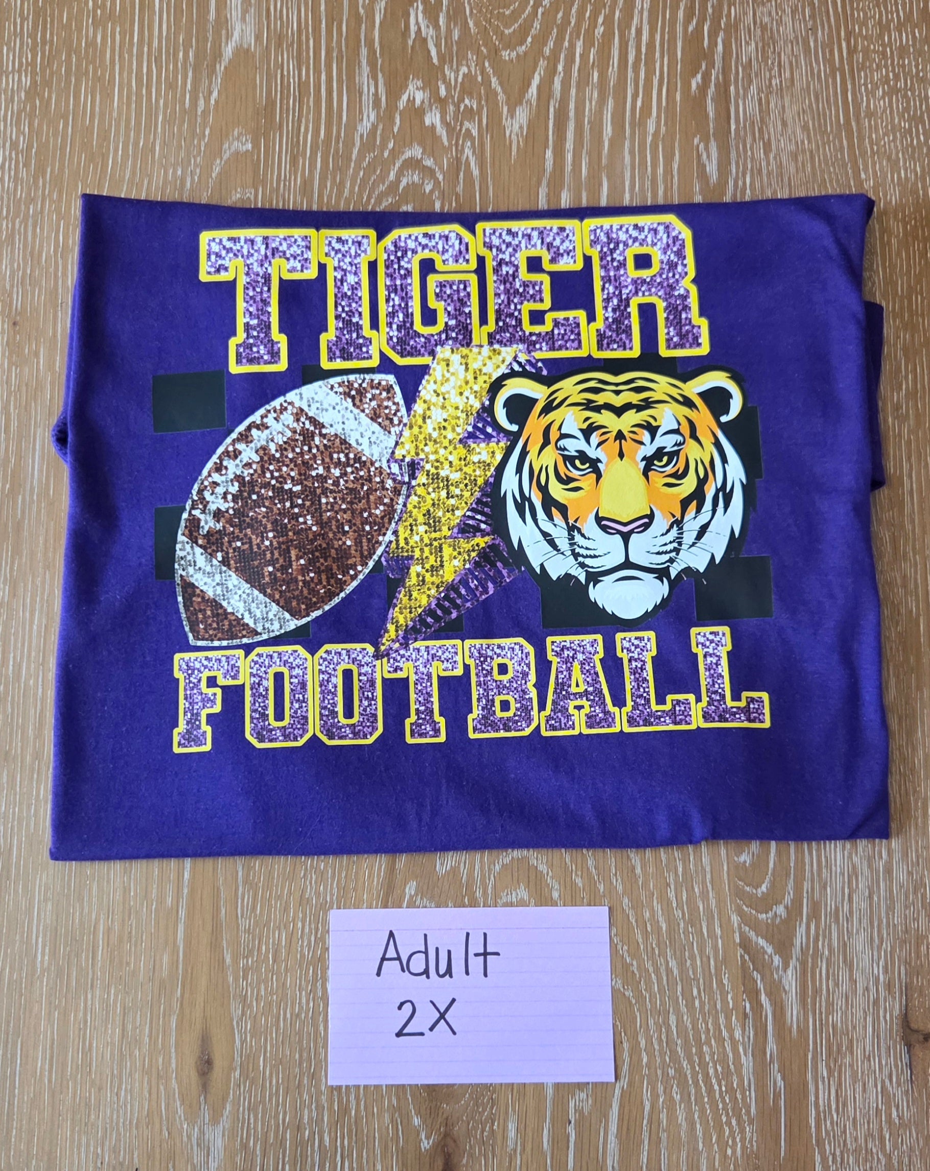 Tee - Tiger Football - 2XL