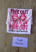 Tee - Pinkout - Youth Medium